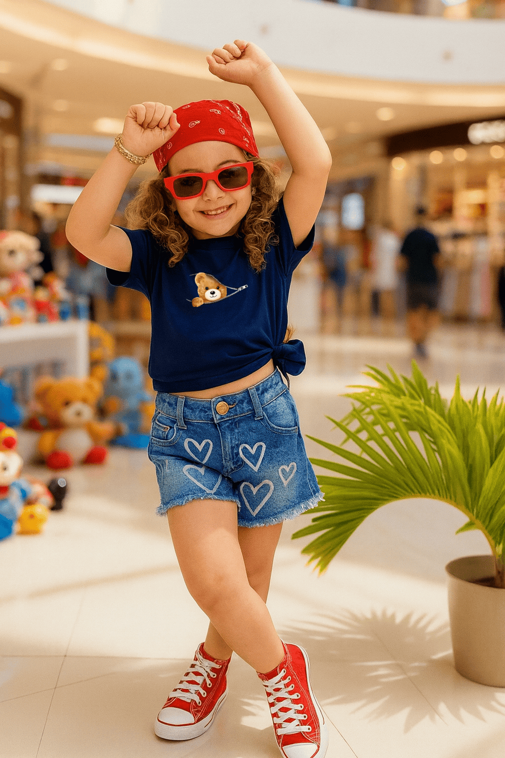 Camiseta Infantil Feminina - Sweet Bear