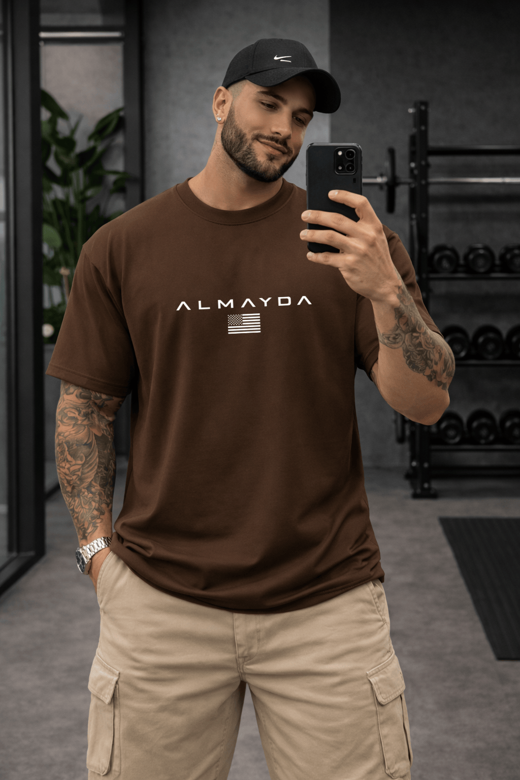 Camisetão Oversized Masculino - Almayda Signature Flag