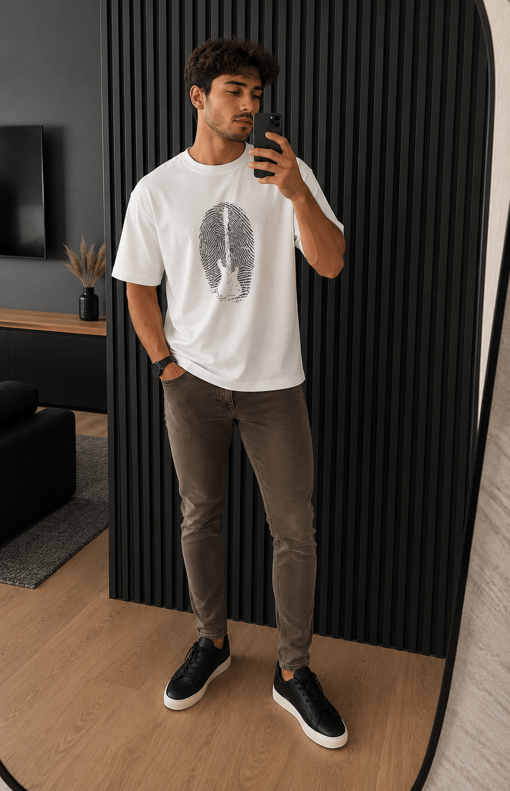 Camiseta Masculina Tradicional Manga Curta - Almayda Sound Identity