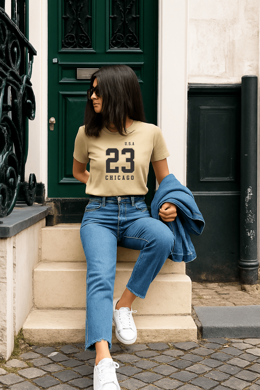 Camiseta Premium Feminina | U.S.A 23 Chicago