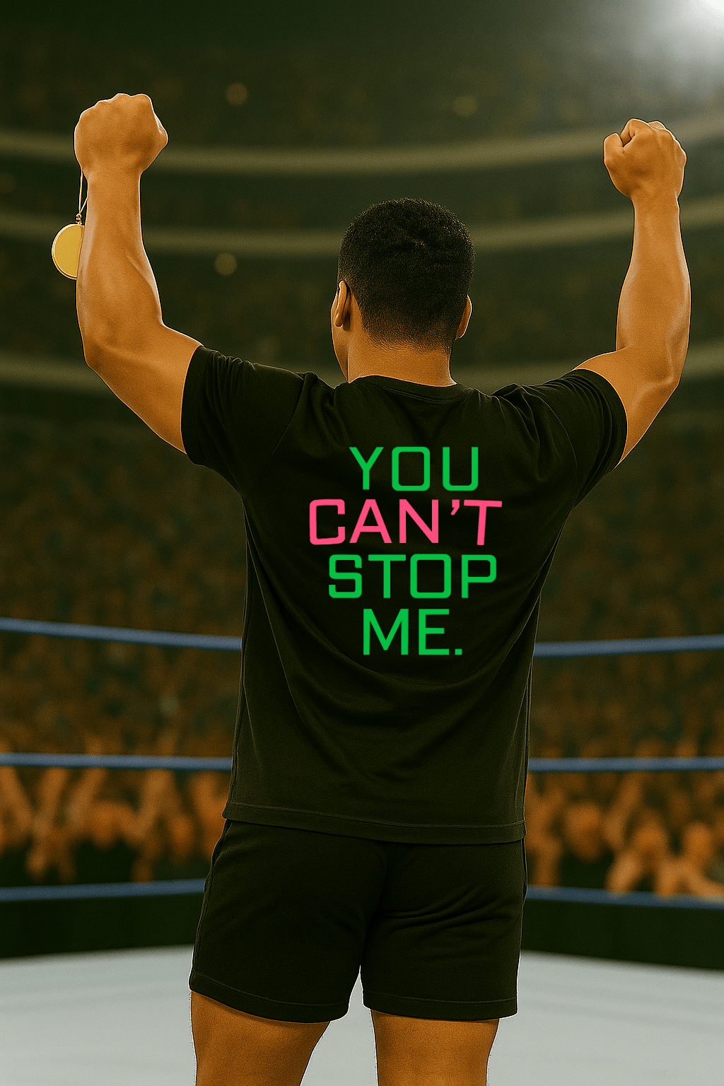 Camiseta Oversized Masculina “YOU CAN’T STOP ME.