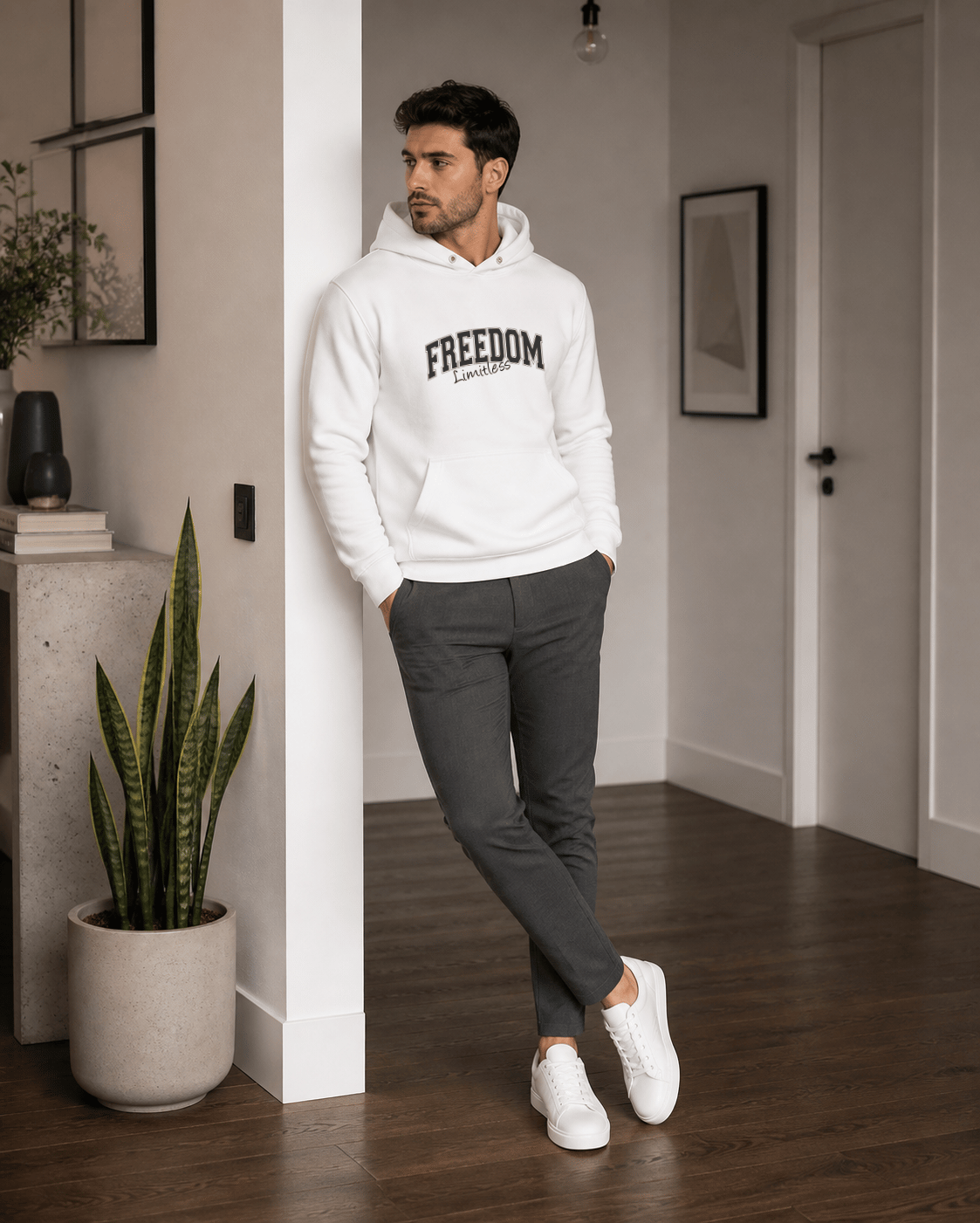 Moletom Masculino Canguru - Freedom Limitles