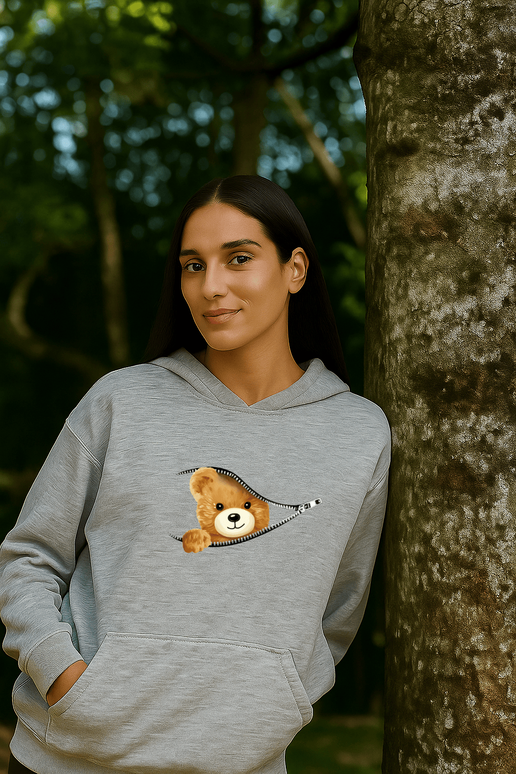 Moletom Feminino Canguru - Sweet Bear