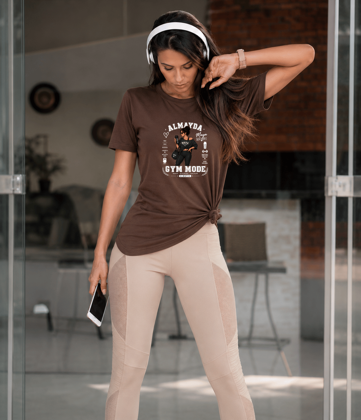 Camiseta Feminina Tradicional Manga Curta -  Almayda Gym Mode