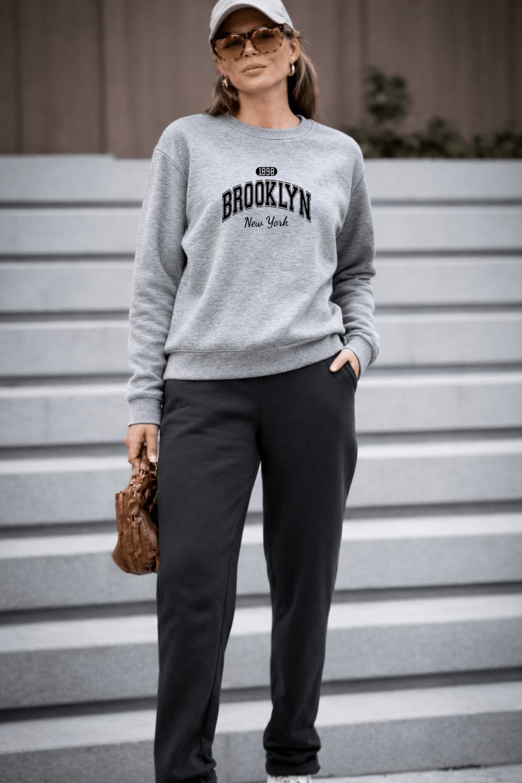 Moletom Feminino Careca - Brooklyn New York