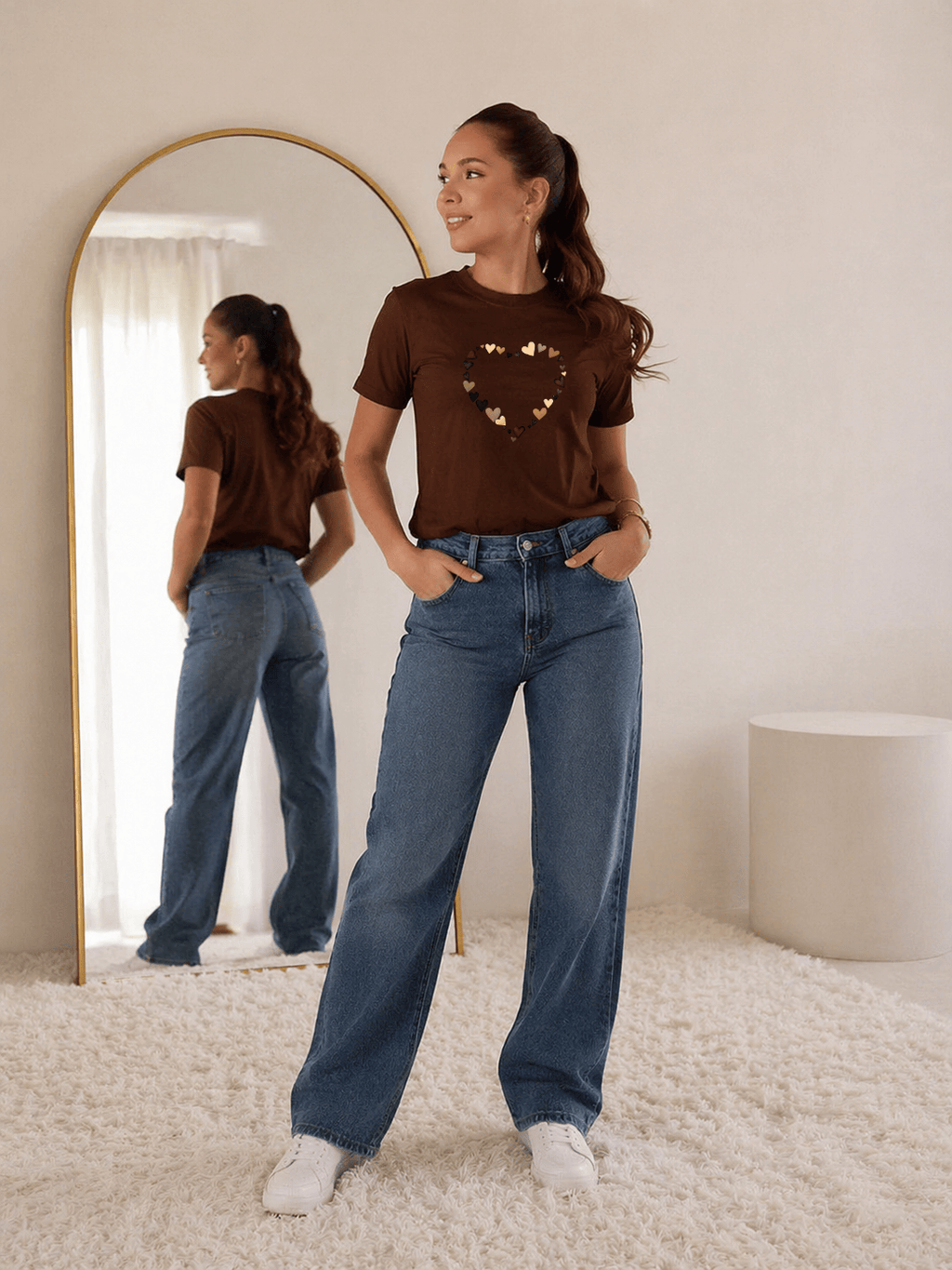 Camiseta Feminina Manga Curta - Romantic Vibe