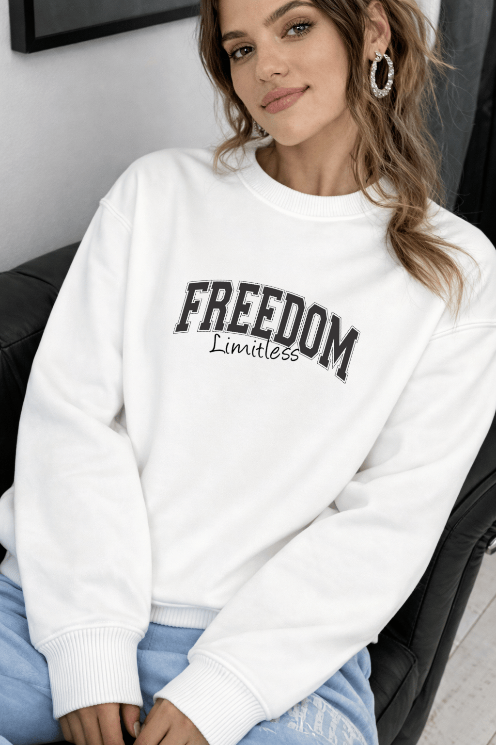 Moletom Feminino Careca - Freedom Limitless