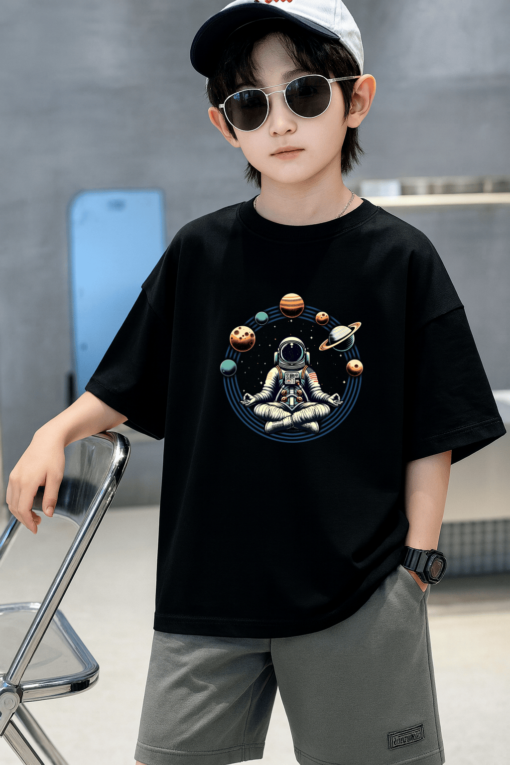 Camiseta Infantil Masculina - Space