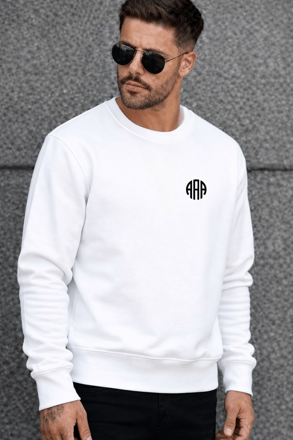 Moletom Masculino Careca - Almayda Estampa Minimalista