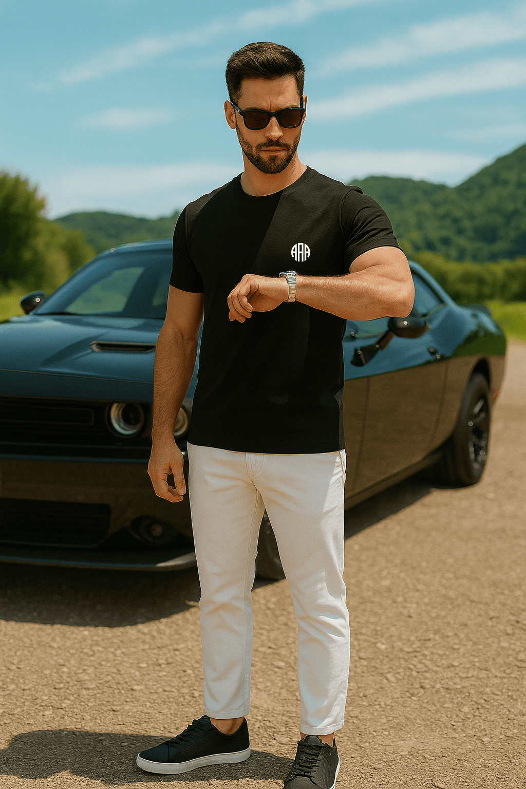 Camiseta Masculina Premium - Almayda Minimalista