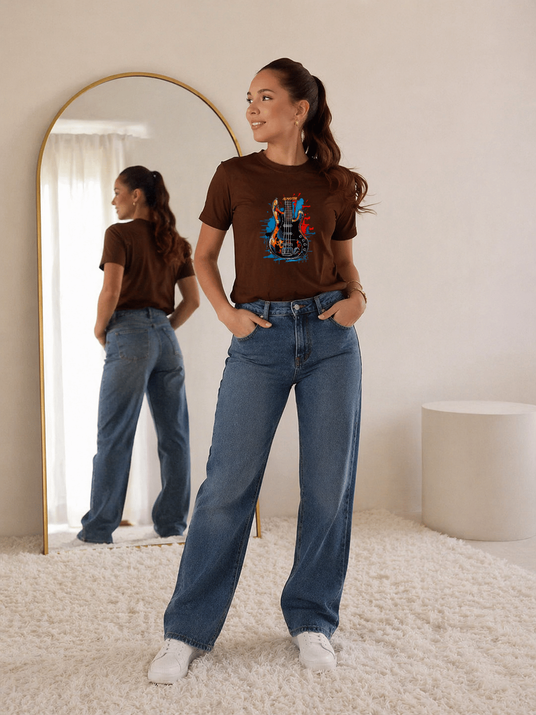 Camiseta Feminina Tradicional Manga Curta - Almayda Urban Bass