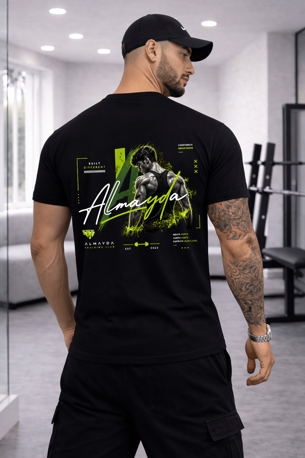 Camiseta Masculina Tradicional Manga Curta - Almayda Strong Mind