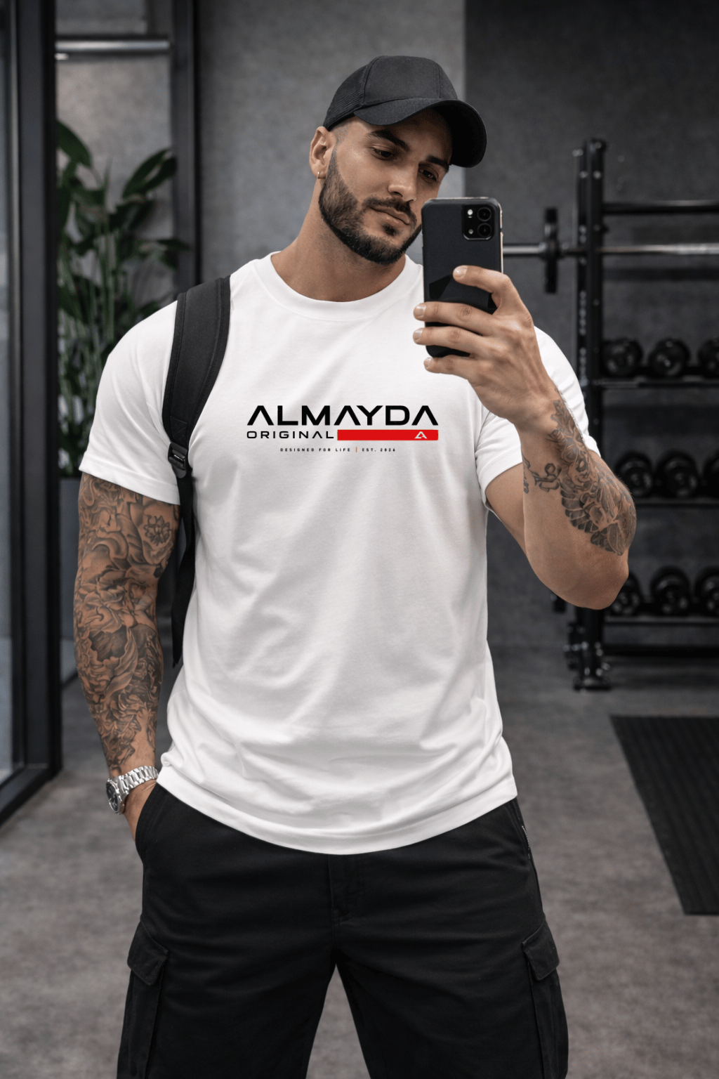 Camiseta Masculina Premium - Manga Curta Almayda Lançamento Manga Curta Almayda For Life