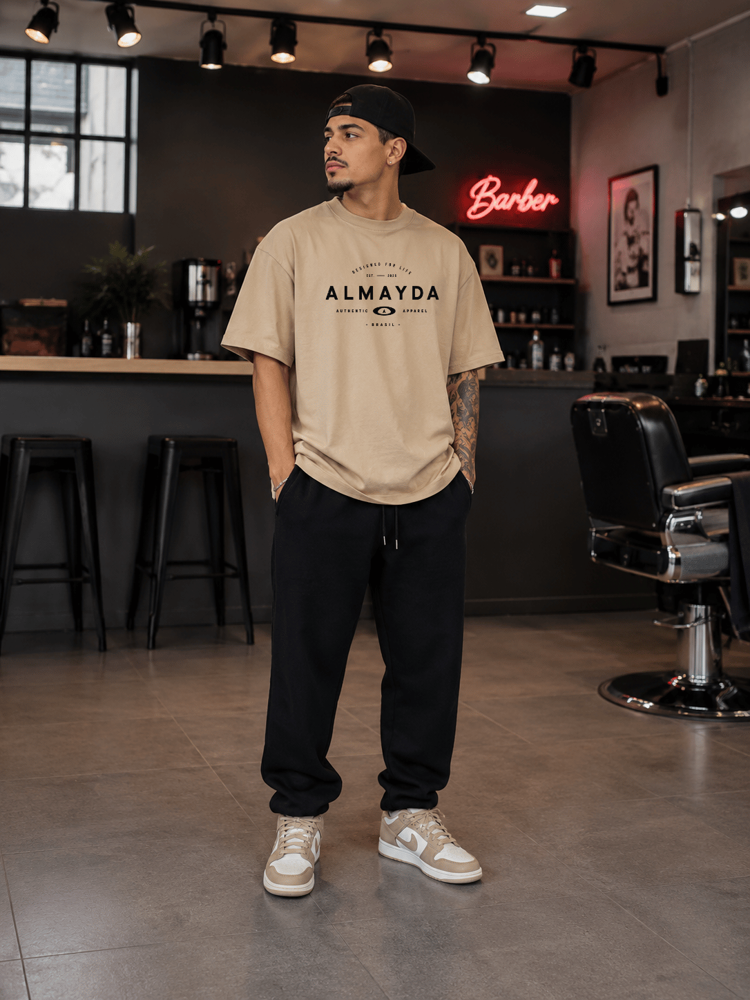 Camisetão Masculino Oversized - Lançamento Almayda Authentic Apparel