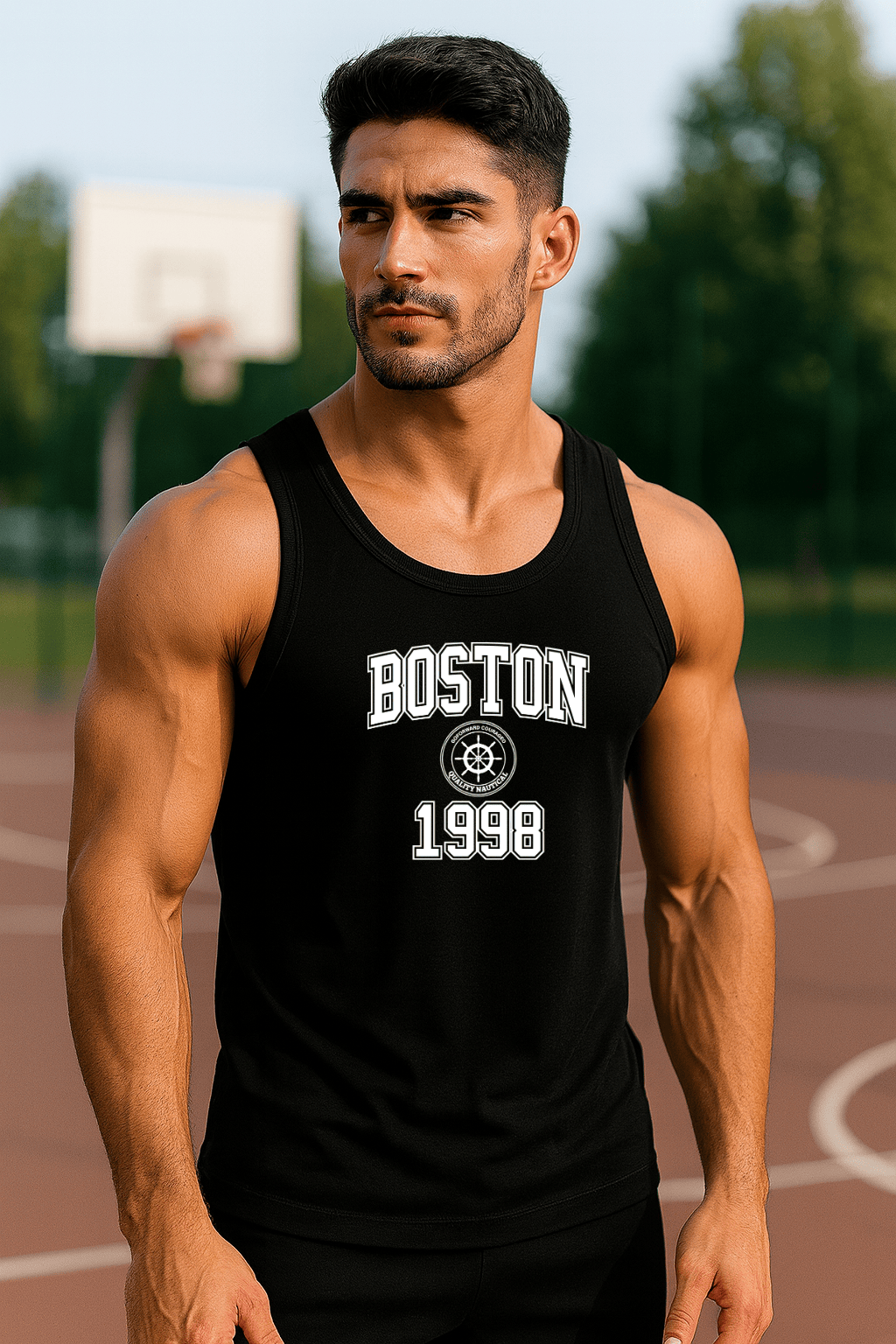 Camiseta Regata Masculina - Boston 1998 | Streetwear Casual