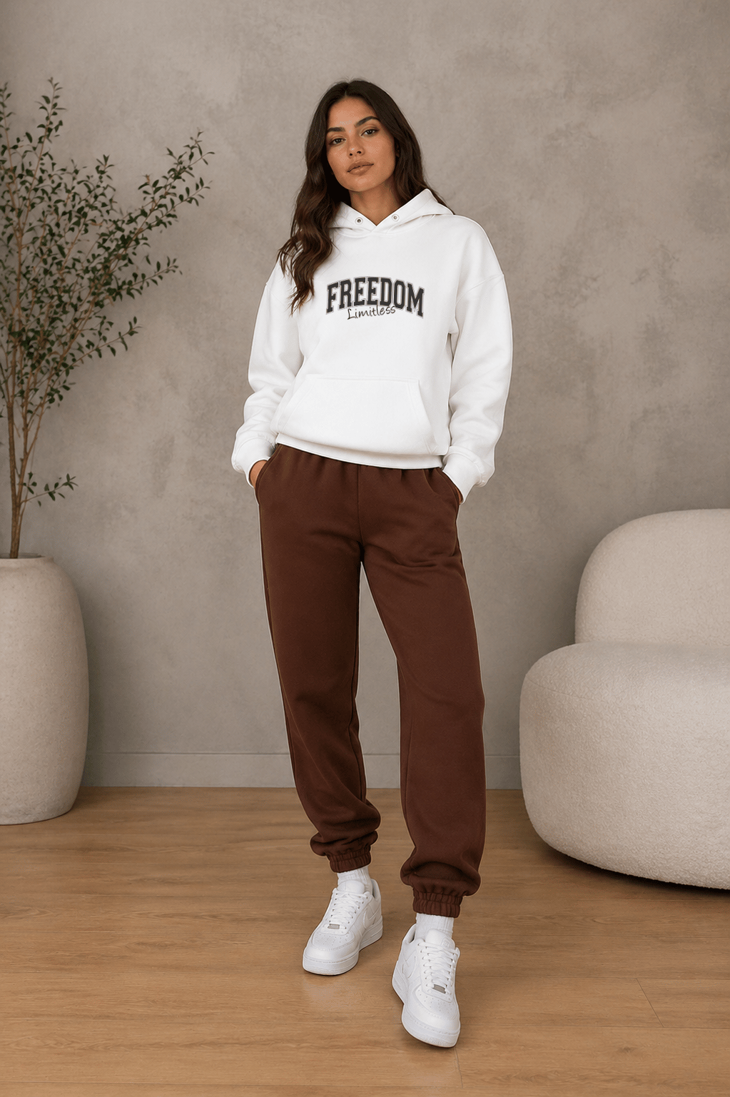 Moletom Feminino Canguru - Freedom Limitless