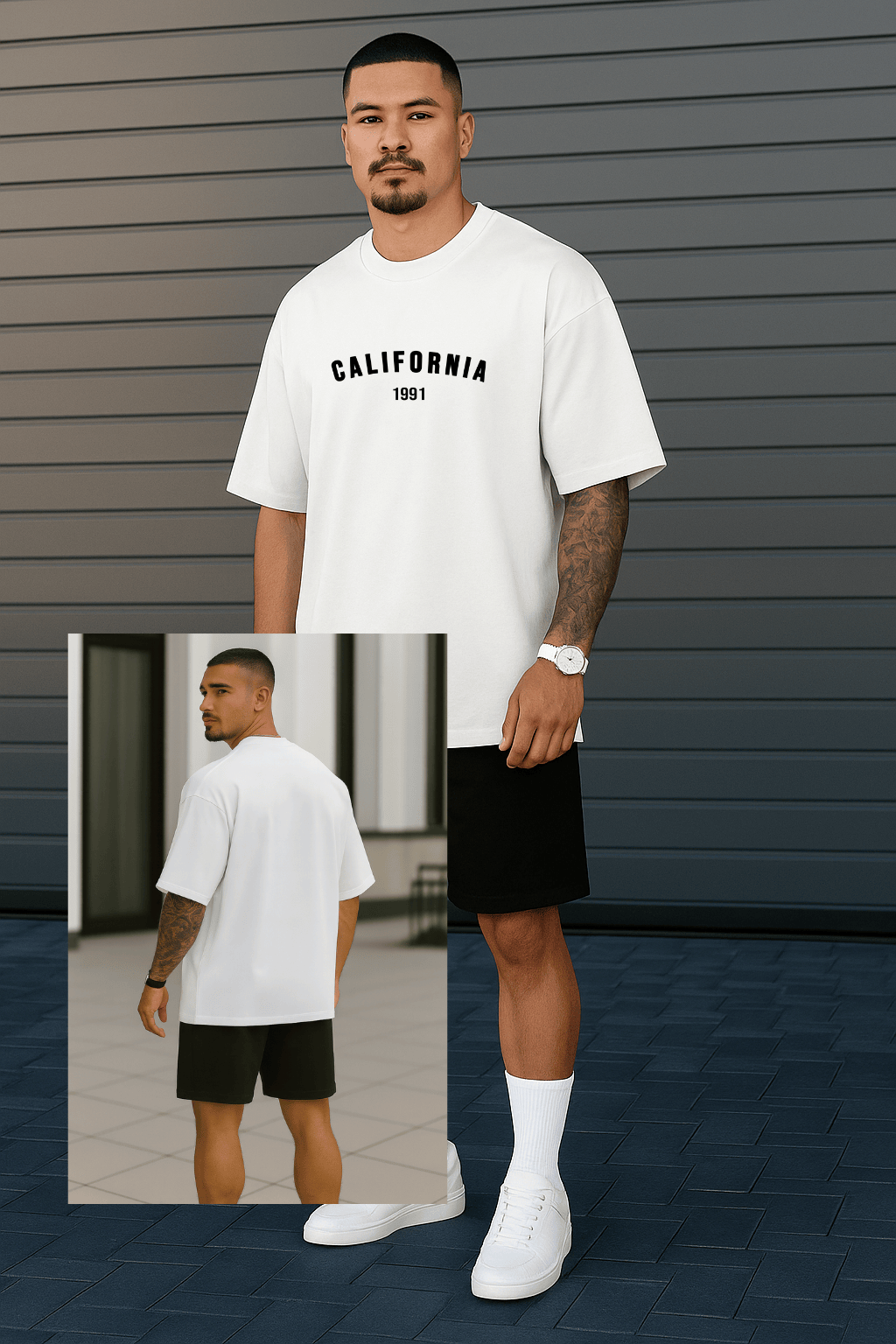 Kit Masculino Oversized – 6 Camisetas Essenciais Urbanas - Mais Vendidas