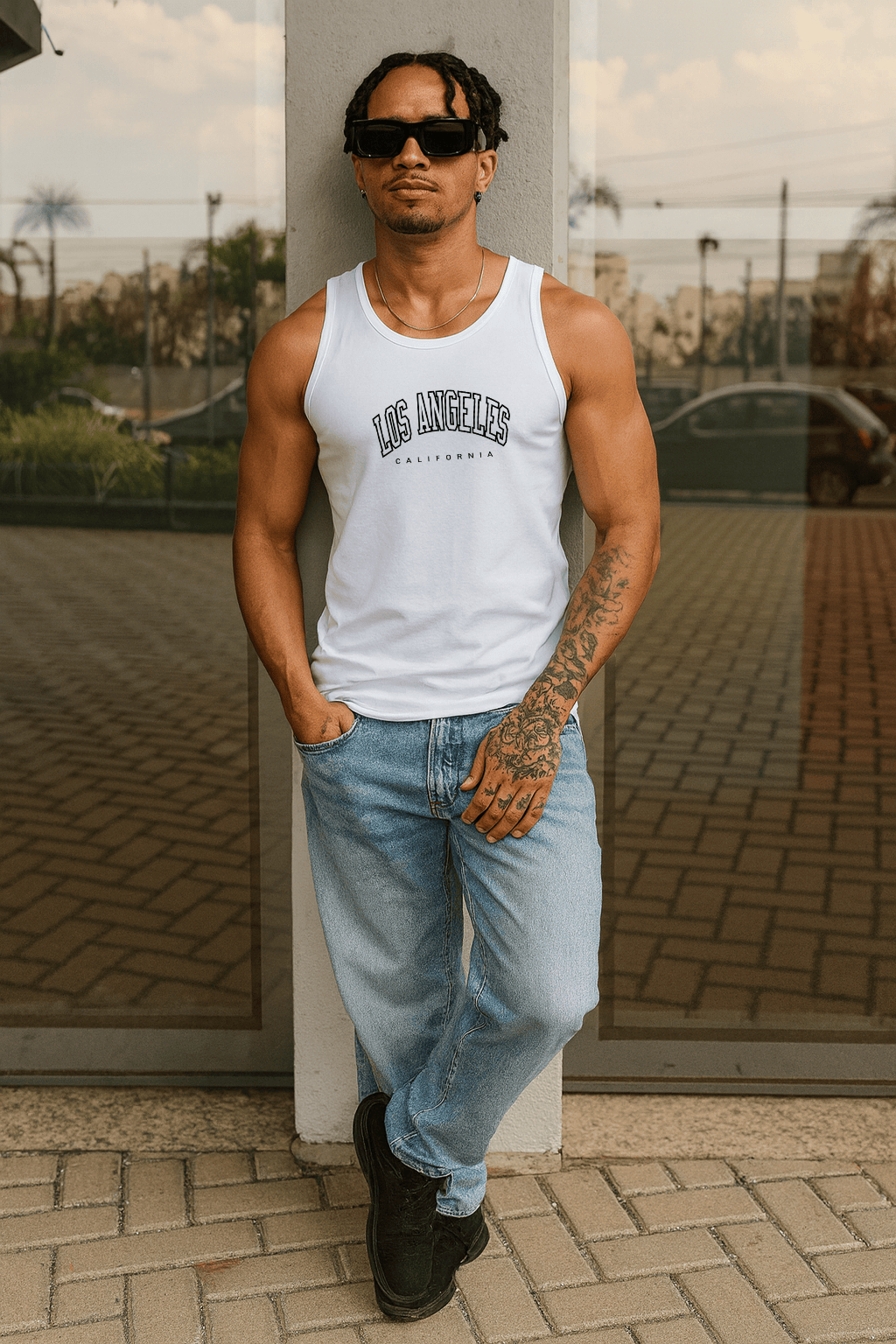 Camiseta Regata Masculina - Los Angeles California