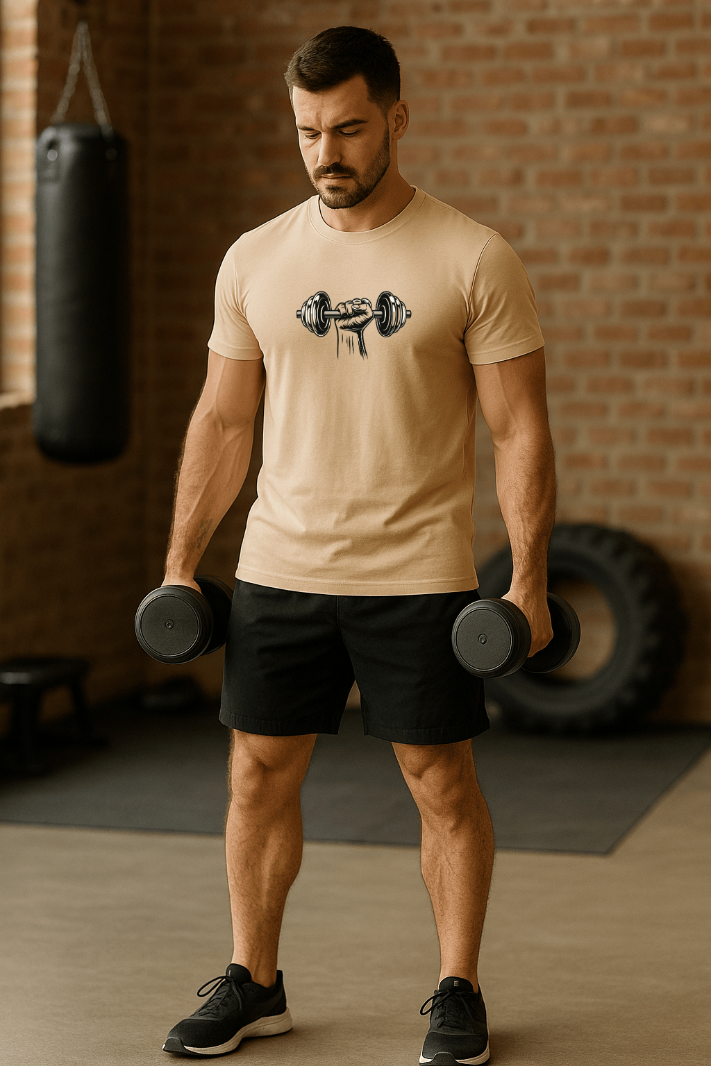 Camiseta Masculina | Estampa Halteres