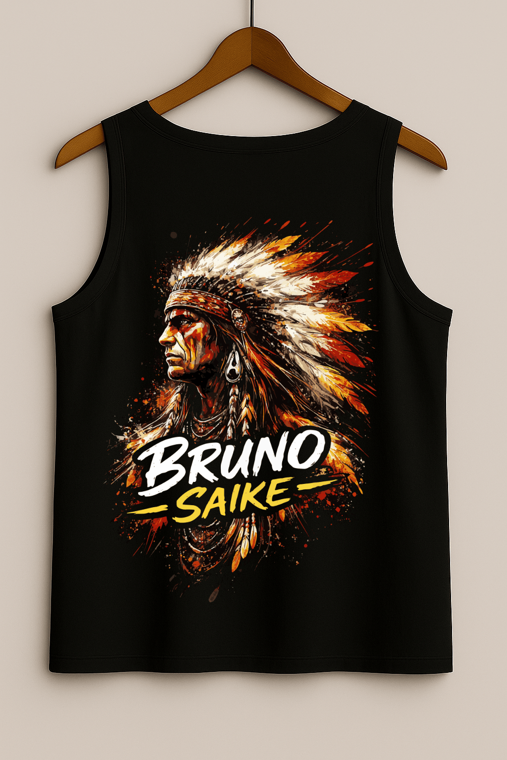 Camiseta Regata Masculina Bruno Saike by Almayda