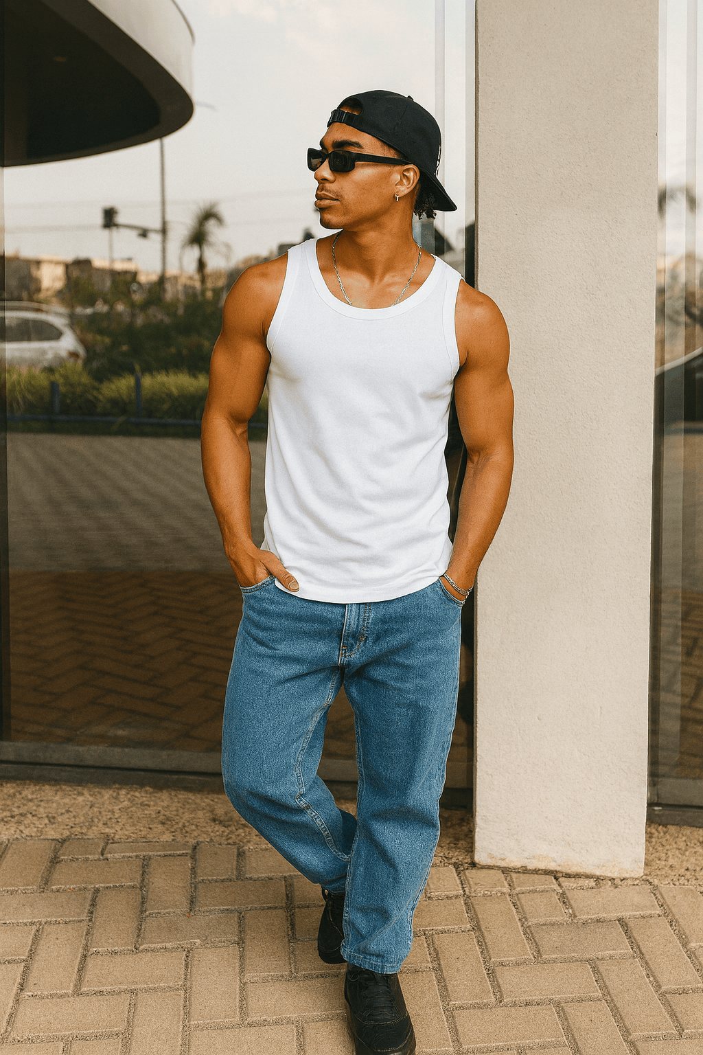 Camiseta Regata Masculina - USA 23 Back Force | Streetwear Casual