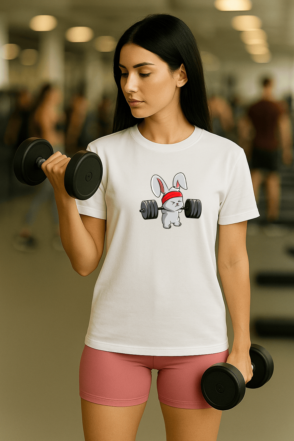 Camiseta Feminina Bunny Strong | Streetwear Casual