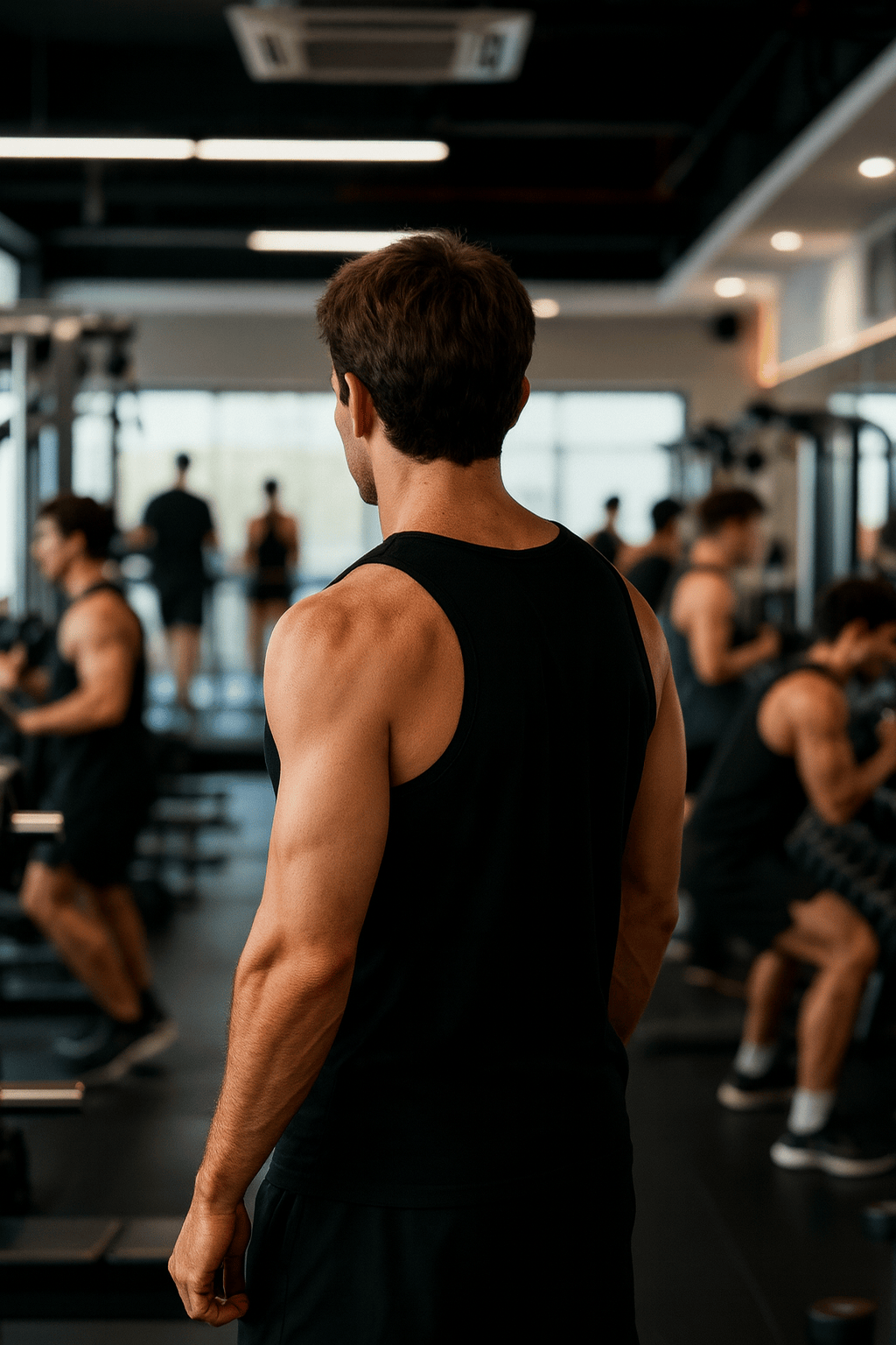 Camiseta Regata Masculina - Installing Muscles Please Wait