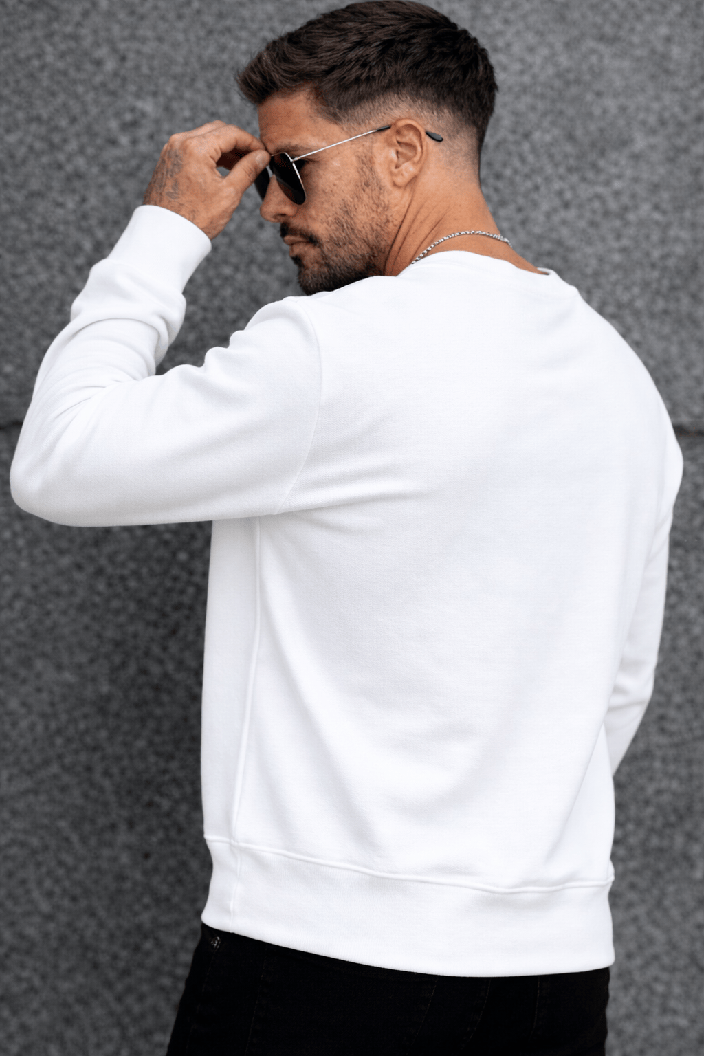 Moletom Masculino Careca - Almayda Estampa Minimalista