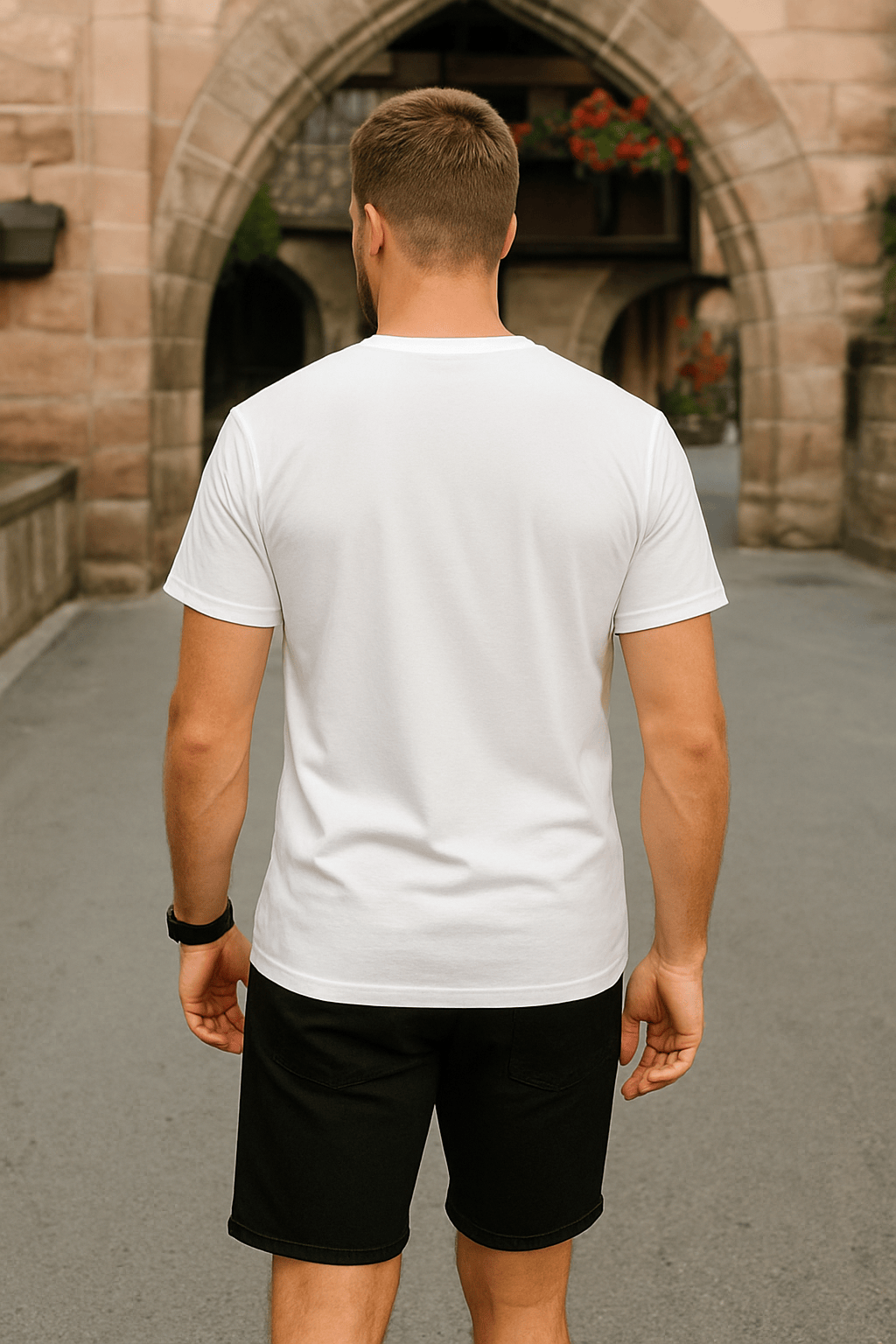 Camiseta Masculina | Estampa Rose Blue