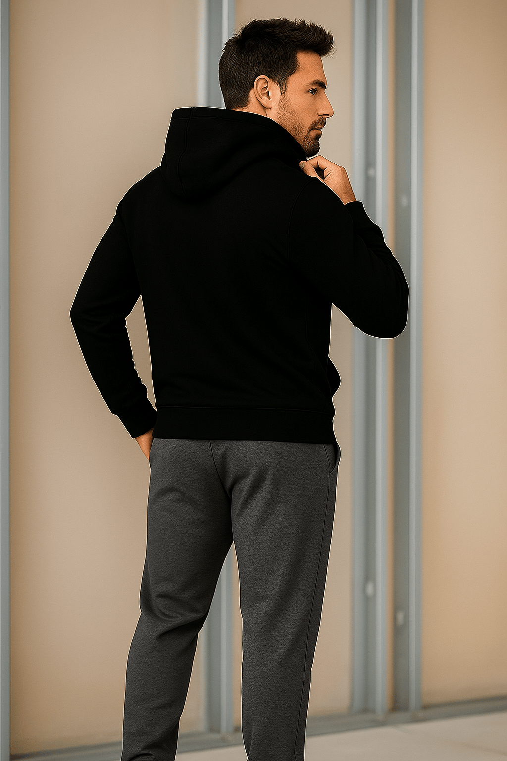 Moletom Masculino Canguru - Liso