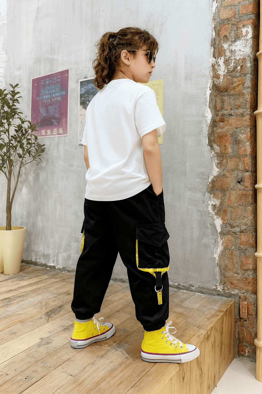 Camiseta Infantil Feminina - Puppy Pop Girl