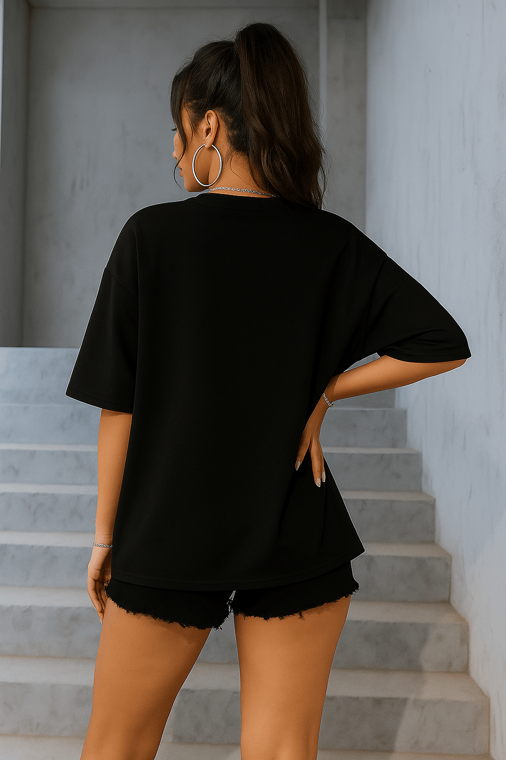 Camiseta Oversized Feminina -  Dark Angel