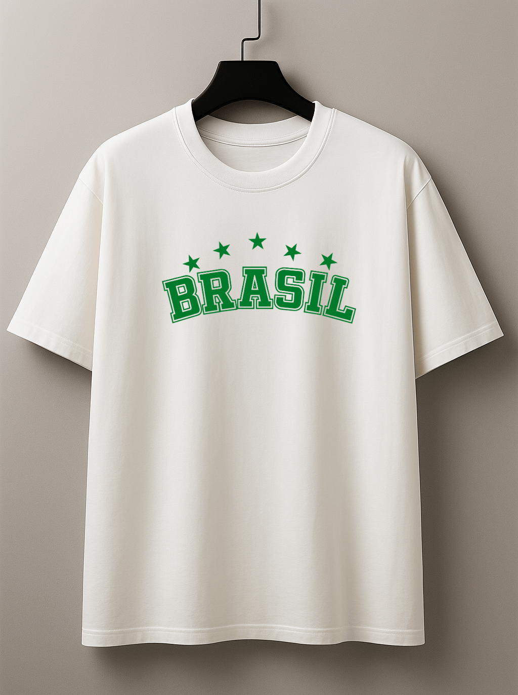 Camiseta Premium Manga Curta Tradicional Masculina Brasil Essence |