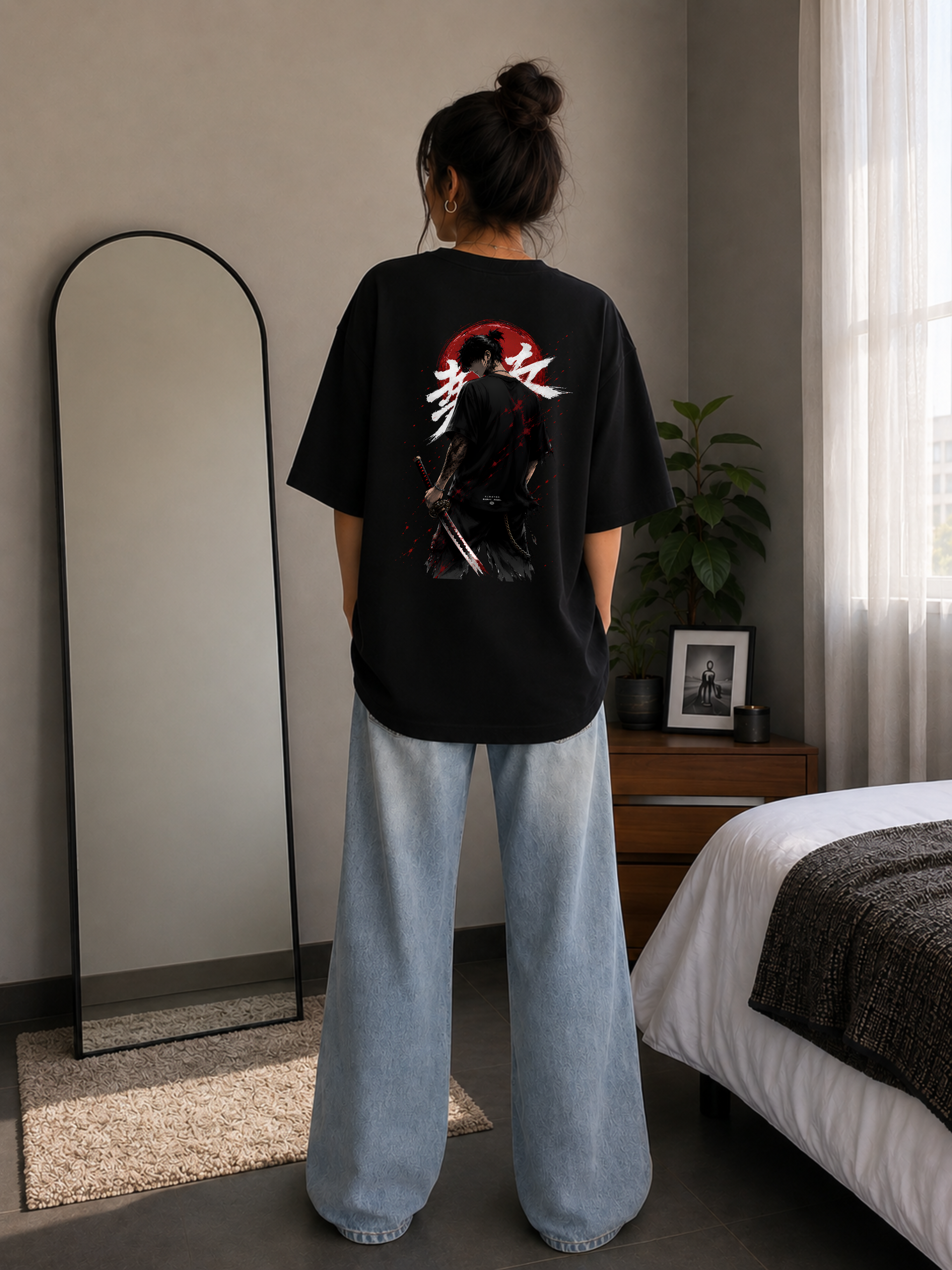 Camisetão Feminino Oversized Almayda - Shadow Ronin