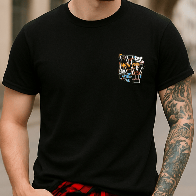 Camiseta Masculina | Estampa NY Graffiti