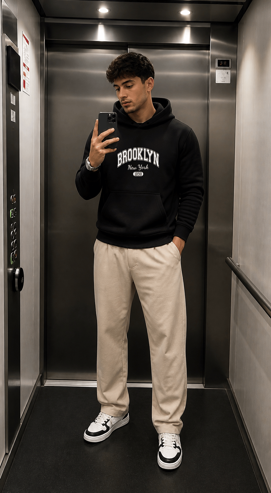 Moletom Masculino Canguru - BROOKLYN NEW YORK
