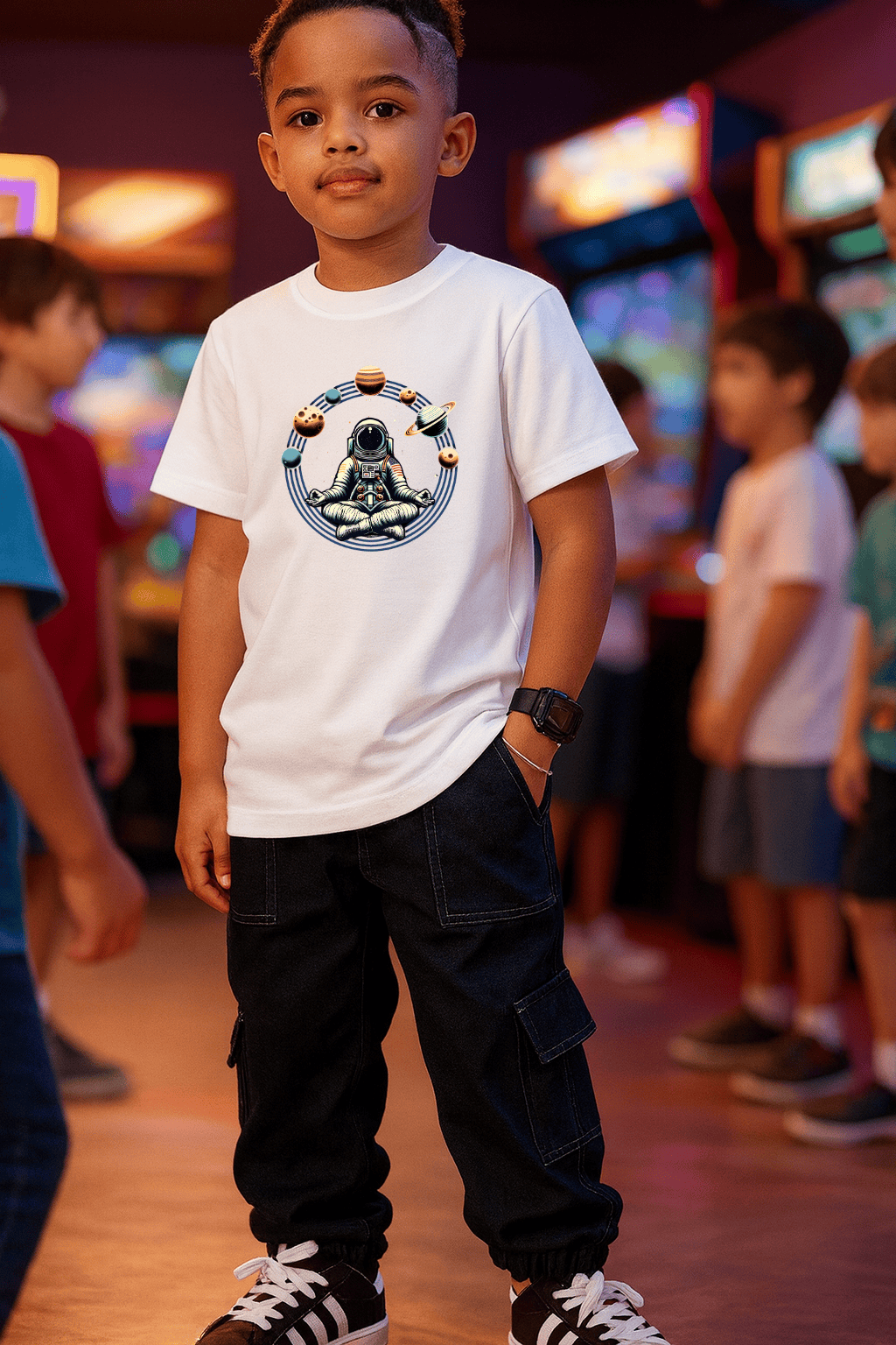 Camiseta Infantil Masculina - Space