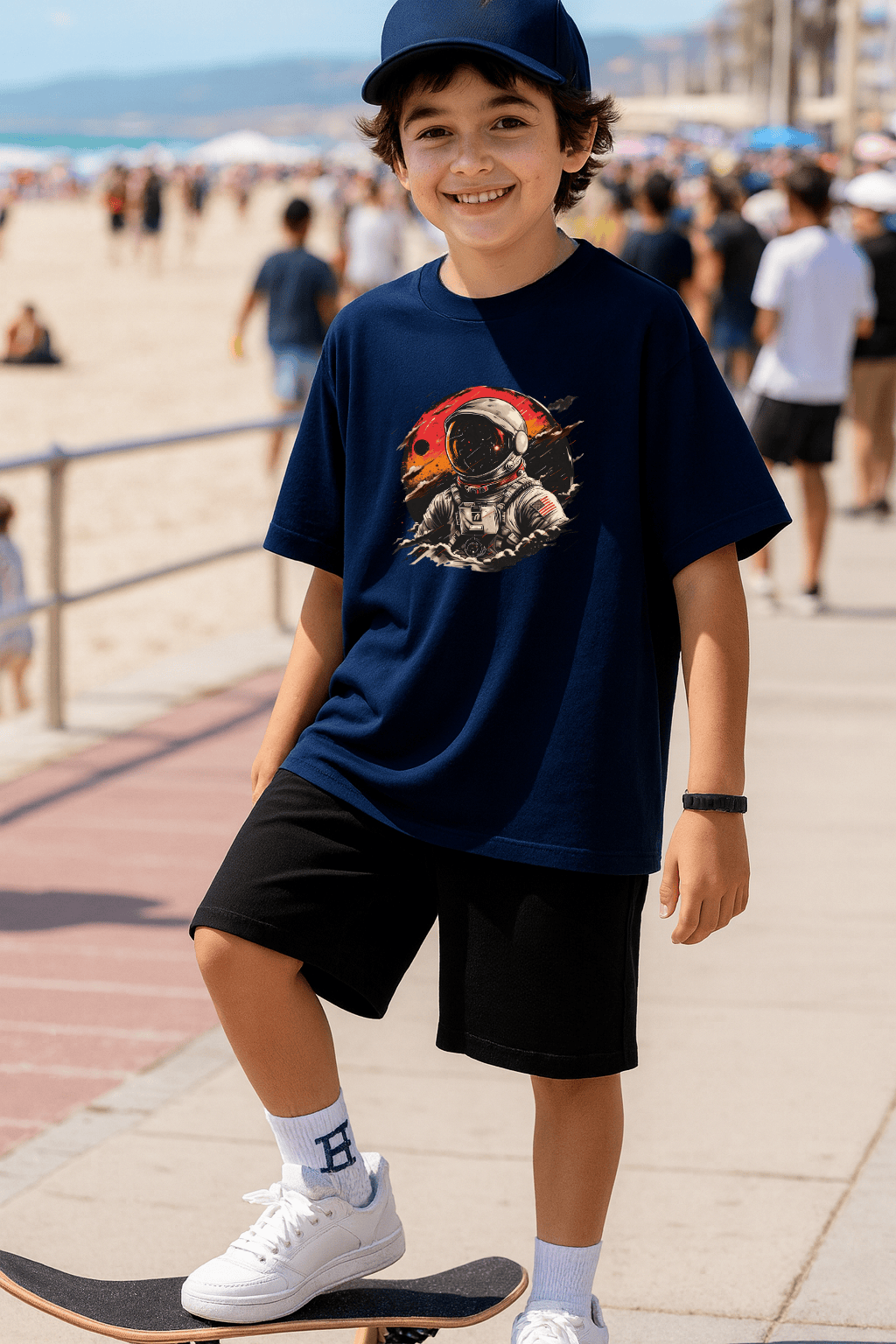 Camiseta Infantil Masculina - Space Explorer