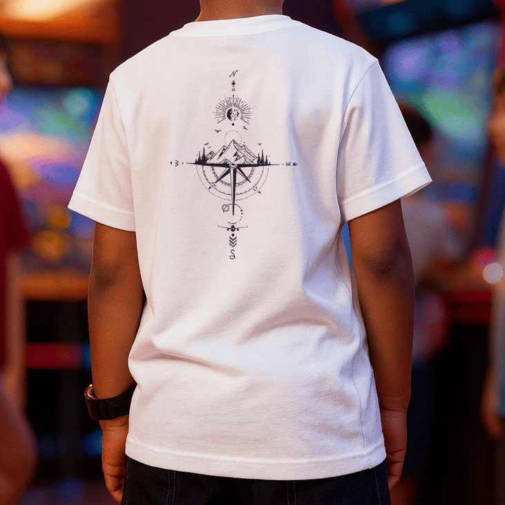 Camiseta Infantil Masculina - Rosa dos Ventos