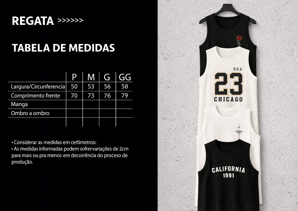 Kit com 4 Regatas Masculinas - Urbano Essential