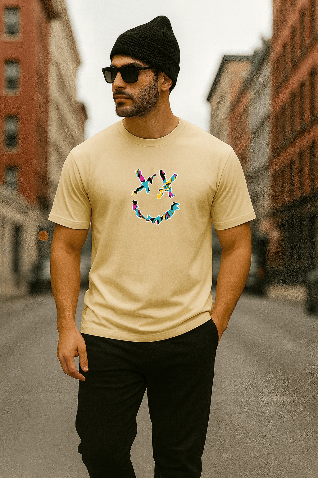 Camiseta Masculina | Estampa  - Smiley