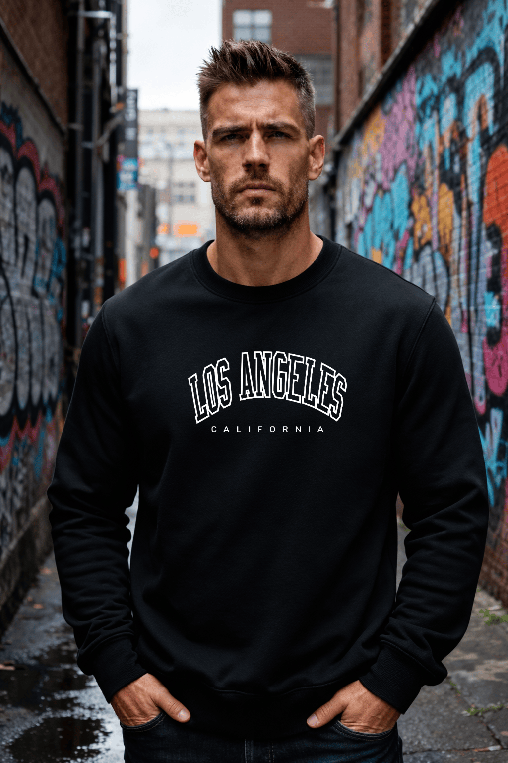 Moletom Masculino Careca - Los Angeles California