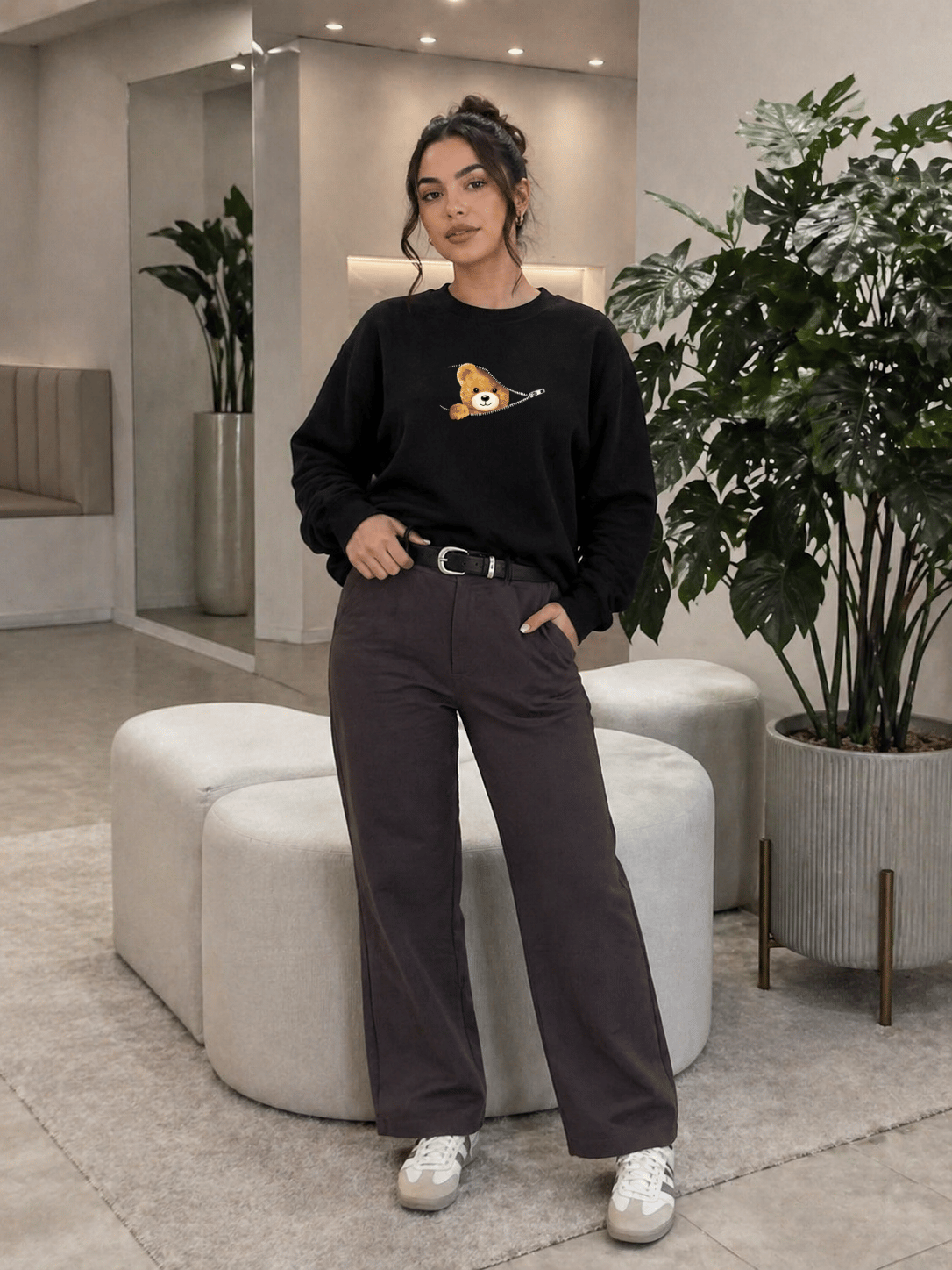 Moletom Feminino Careca - Sweet Bear