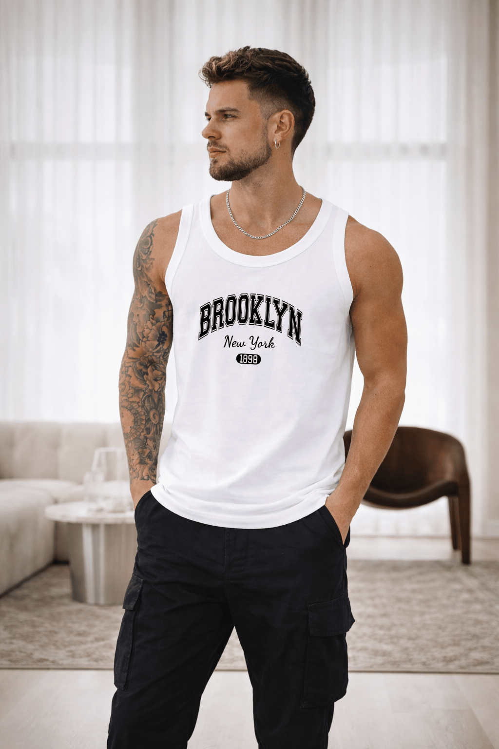 Camiseta Regata Masculina - Brooklyn