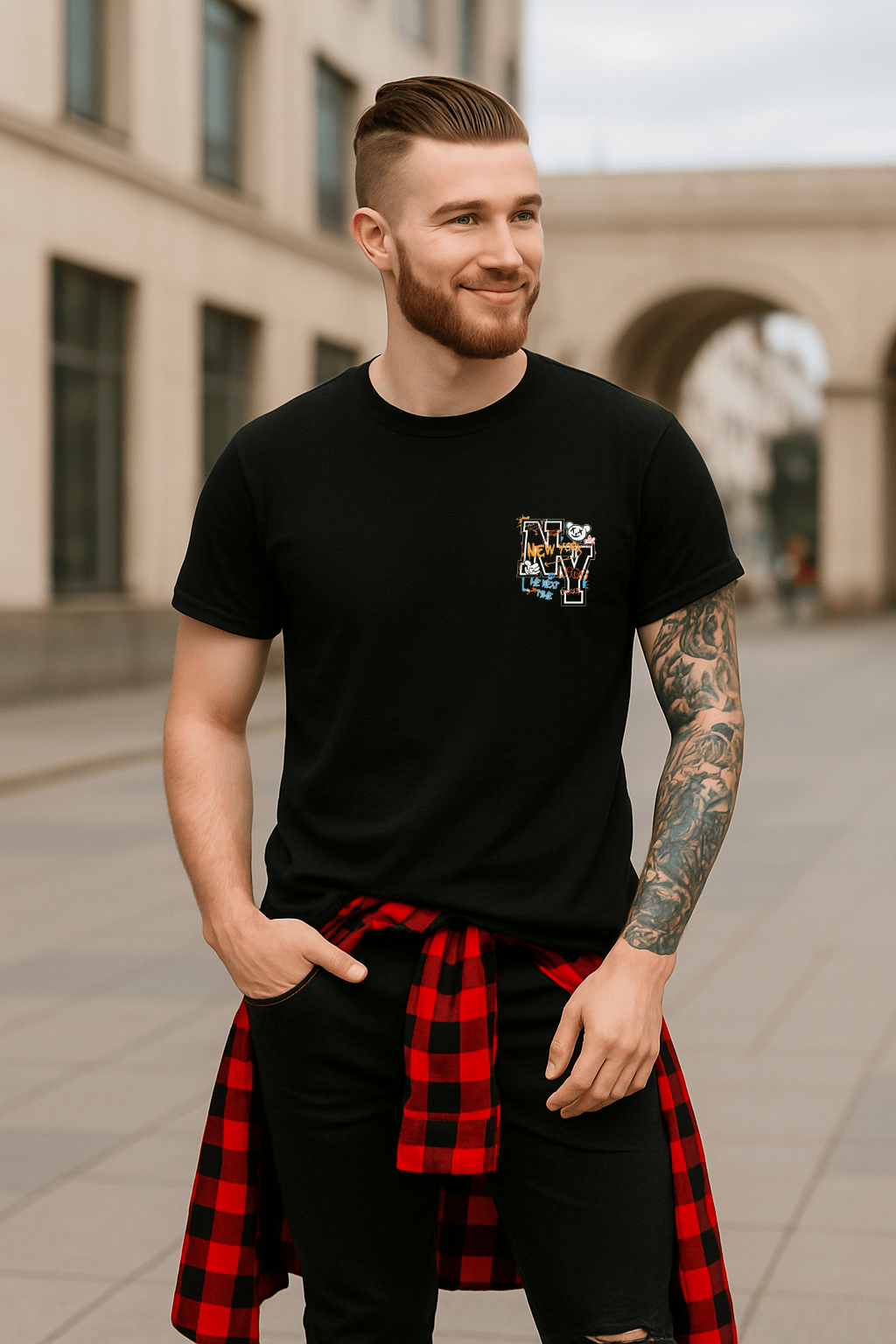 Camiseta Masculina | Estampa NY Graffiti