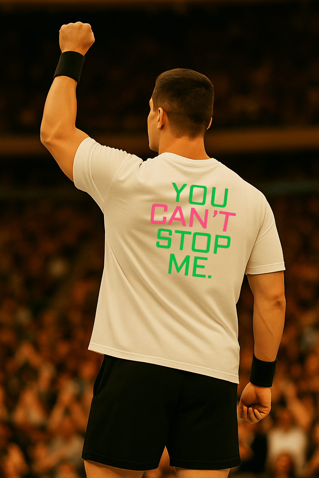 Camiseta Oversized Masculina “YOU CAN’T STOP ME.