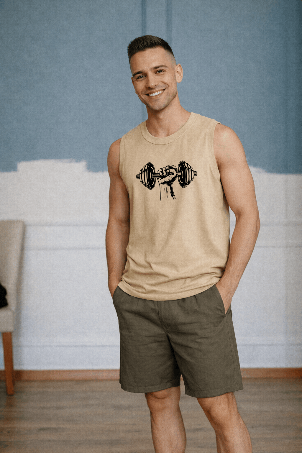 Camiseta Regata Masculina - Halteres