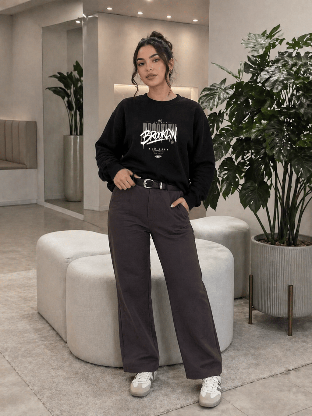 Moletom Careca Feminino - Almayda Crown District