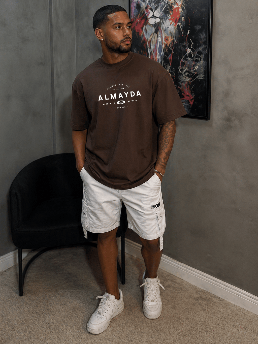 Camisetão Masculino Oversized - Lançamento Almayda Authentic Apparel