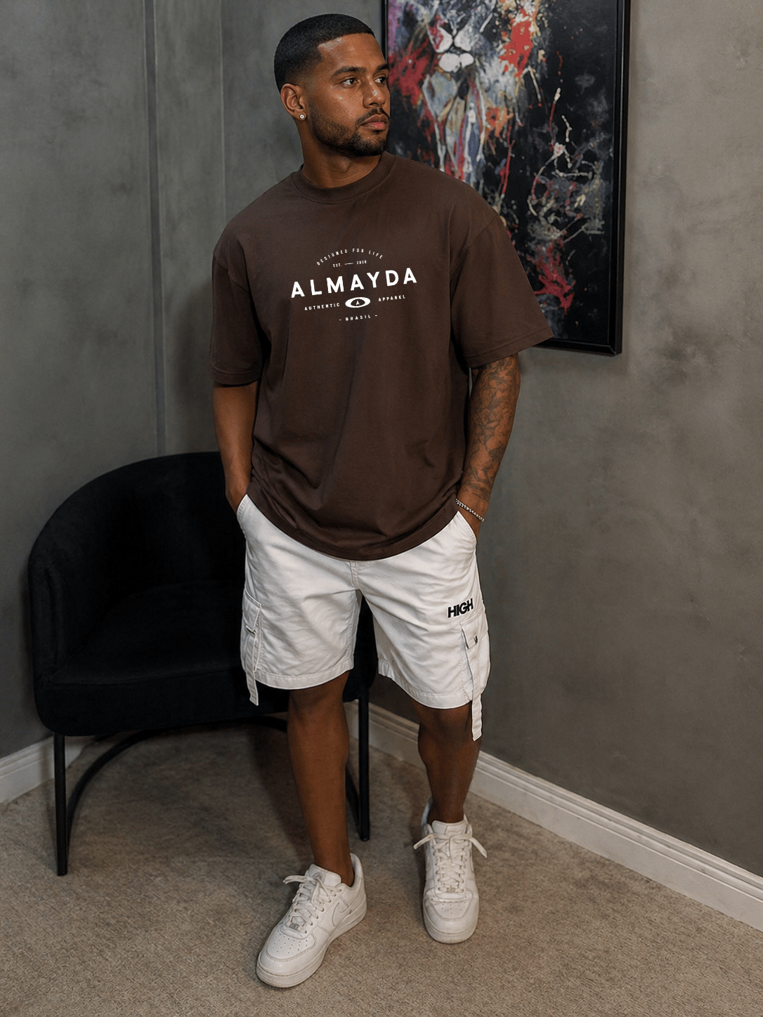 Camisetão Masculino Oversized - Lançamento Almayda Authentic Apparel